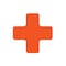 5S Supplies 5S Corner Markers, 2 in W., 6 in L., 0.003 in Thickness, 25 PK VSX-ROUND-ORANGE - alternate 1